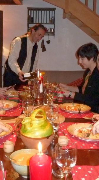 Table d'hôtes dinner